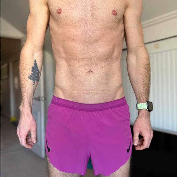 Nike Other - Nike Aeroswift Men's Running 2” Vibrant Purple Athletic Shorts